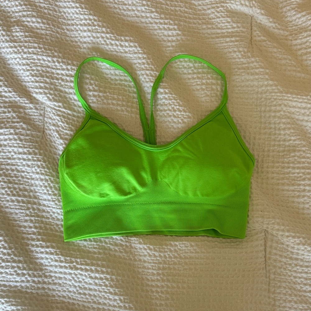 Gymshark Neon Green Sports Bra